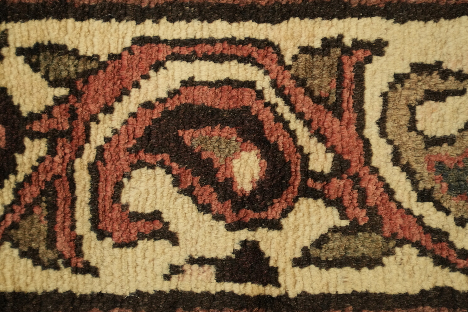 Vintage Wool Hamedan Persian Runner Rug 3x10