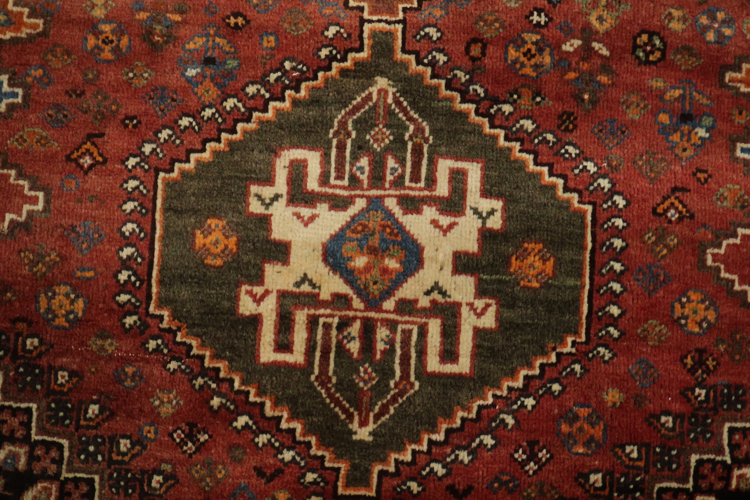 Tribal Abadeh Nafar Persian Rug 4x5