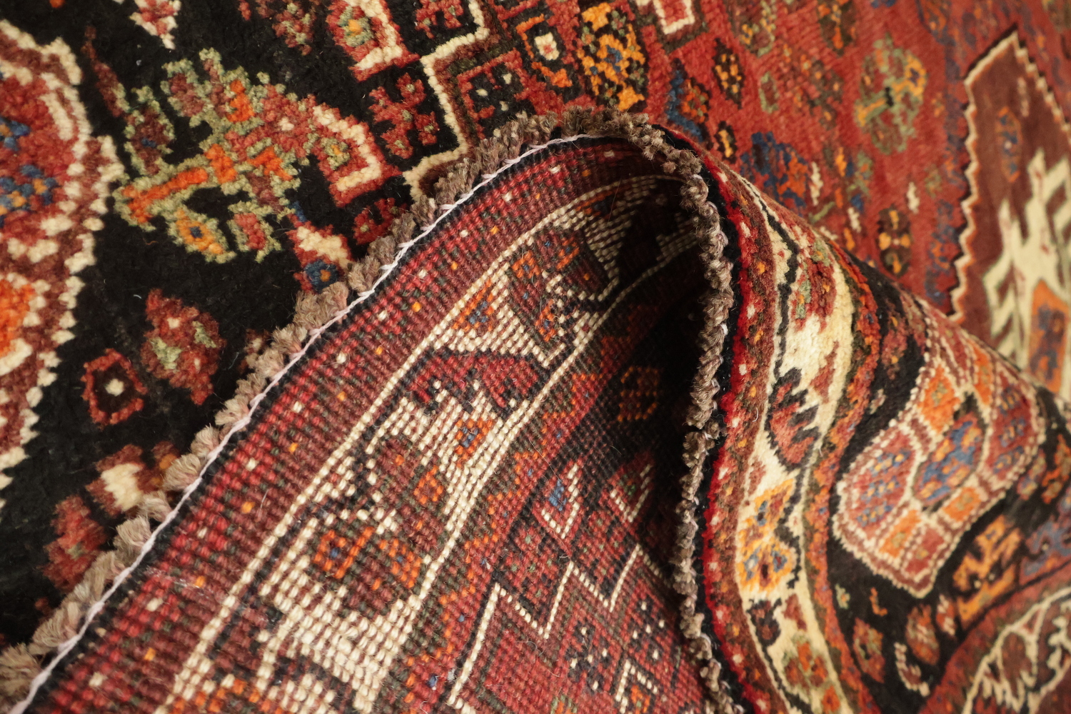 Tribal Abadeh Nafar Persian Rug 4x5