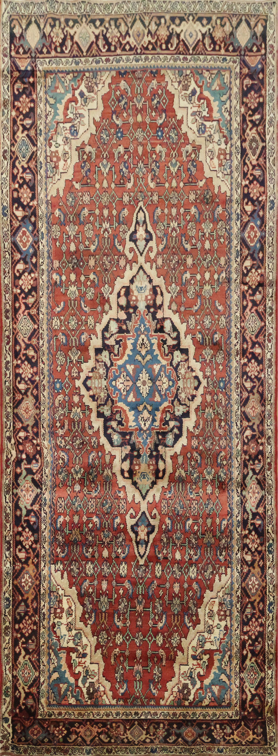 Vegetable Dye Malayer Persian Runner Rug 4x11