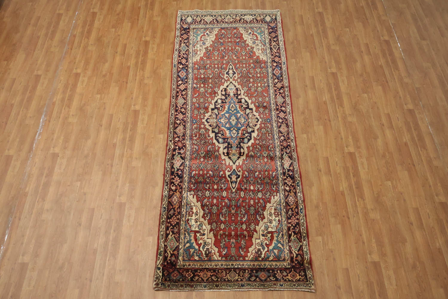 Vegetable Dye Malayer Persian Runner Rug 4x11