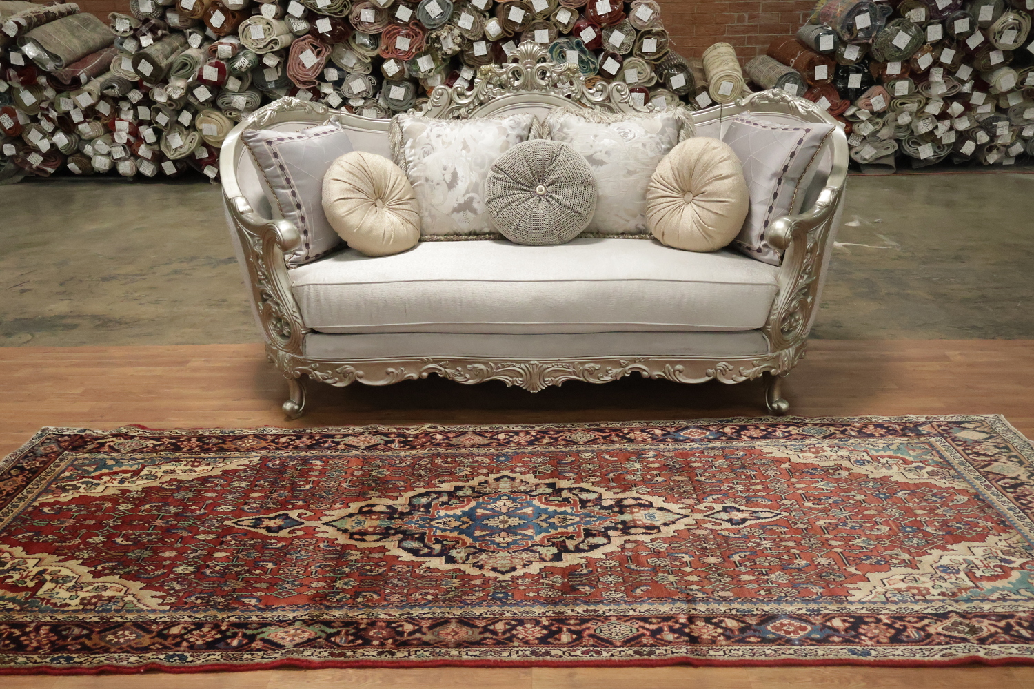 Vegetable Dye Malayer Persian Runner Rug 4x11