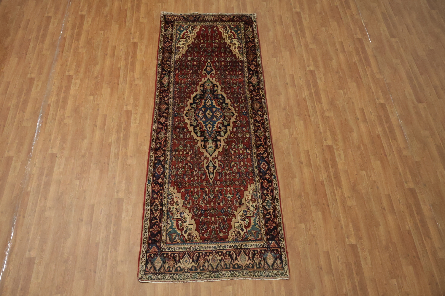Vegetable Dye Malayer Persian Runner Rug 4x11