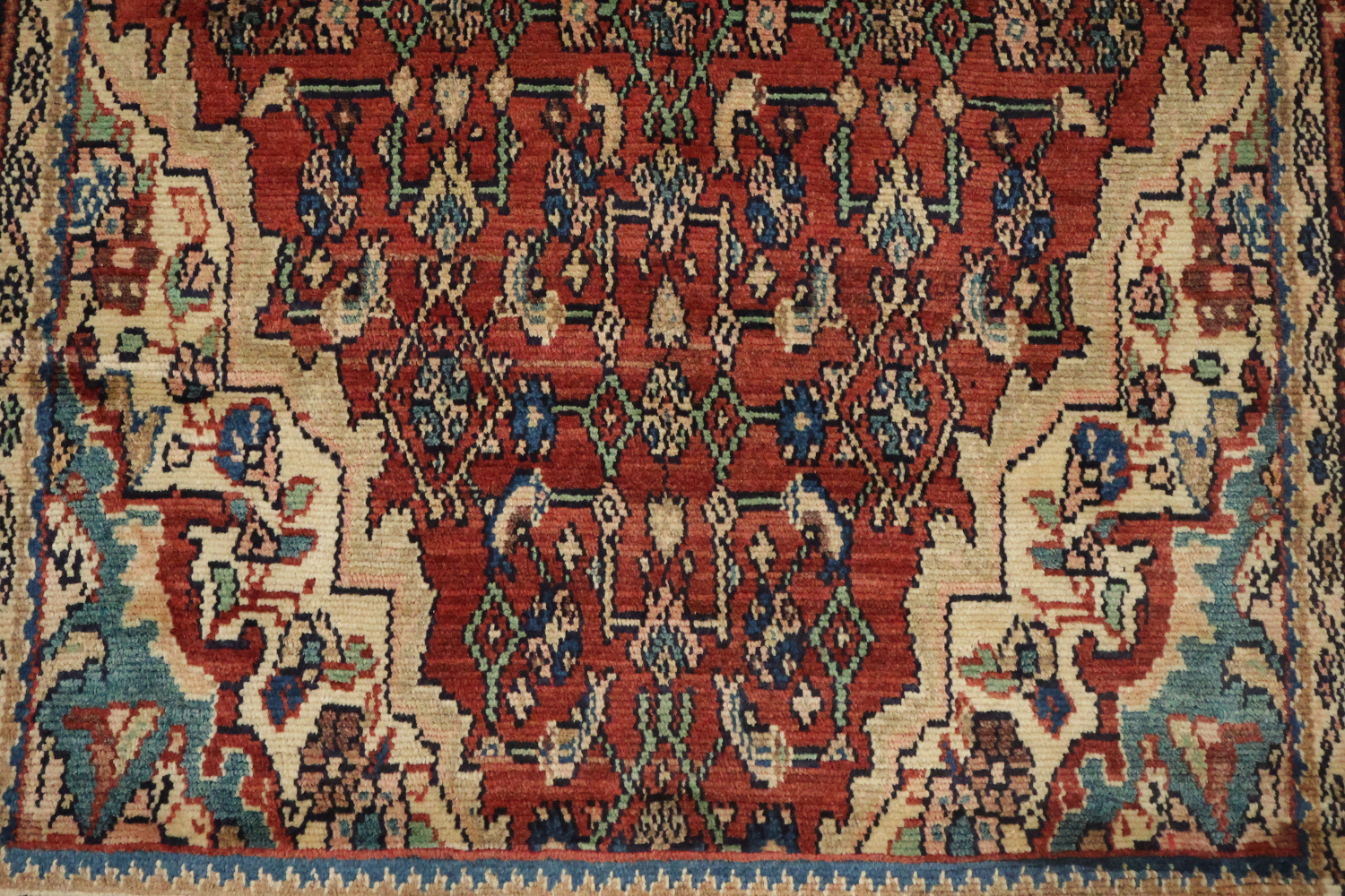 Vegetable Dye Malayer Persian Runner Rug 4x11