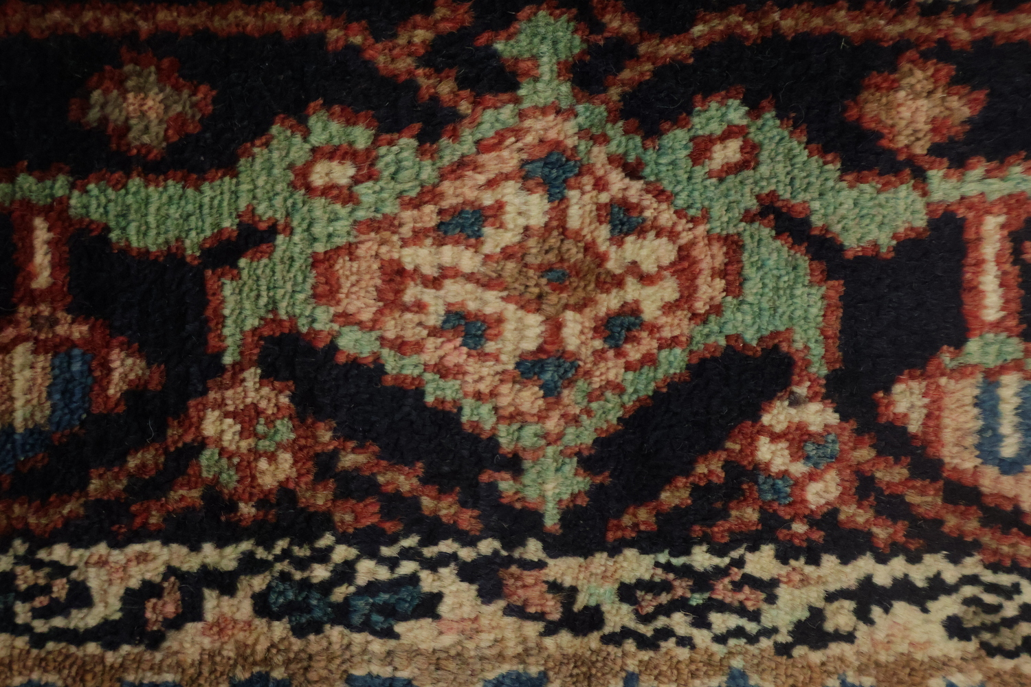 Vegetable Dye Malayer Persian Runner Rug 4x11