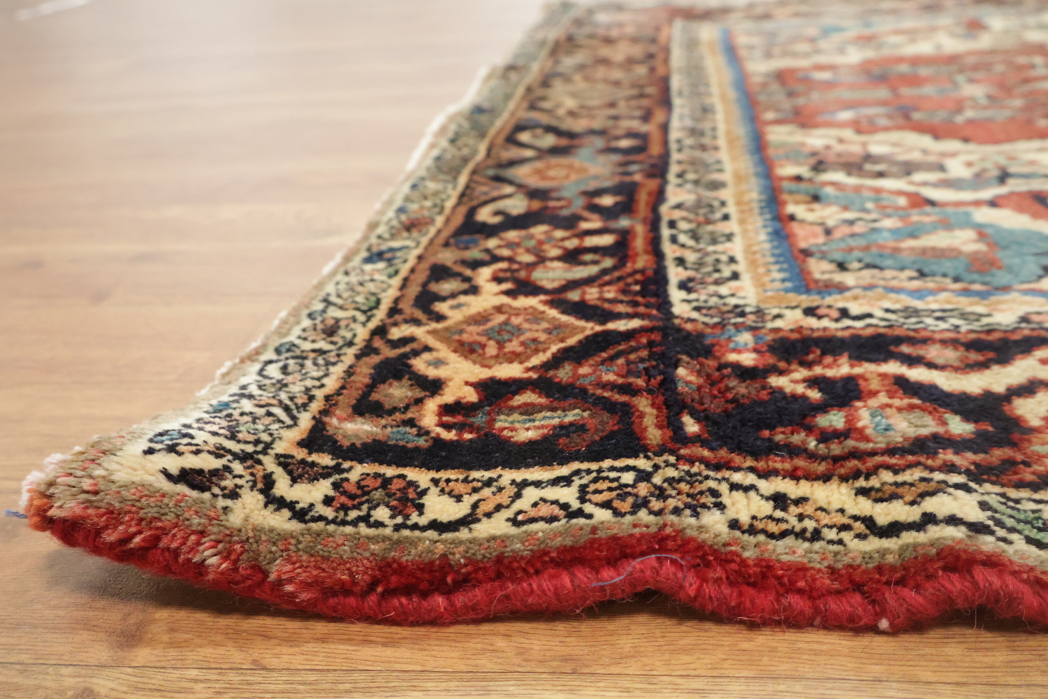 Vegetable Dye Malayer Persian Runner Rug 4x11