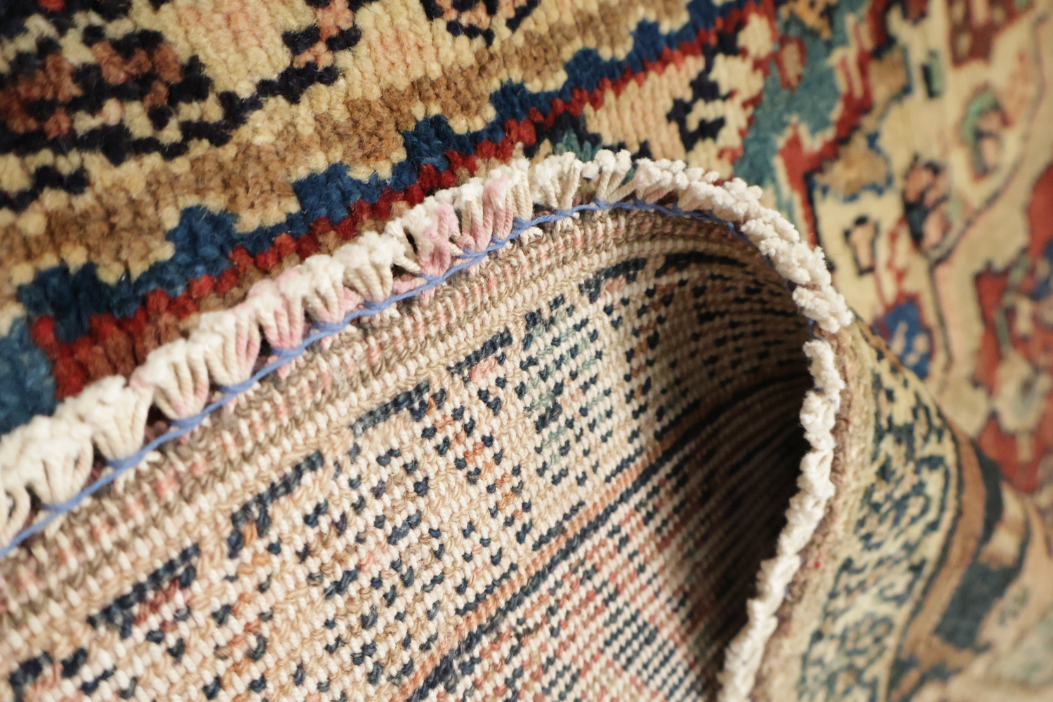 Vegetable Dye Malayer Persian Runner Rug 4x11