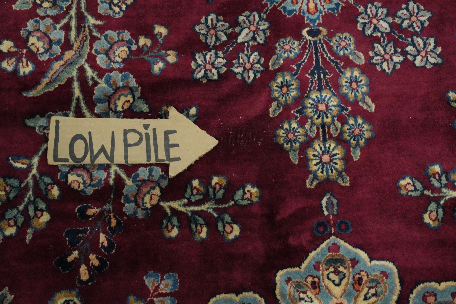 Vegetable Dye Antique Kerman Persian Rug 13x19