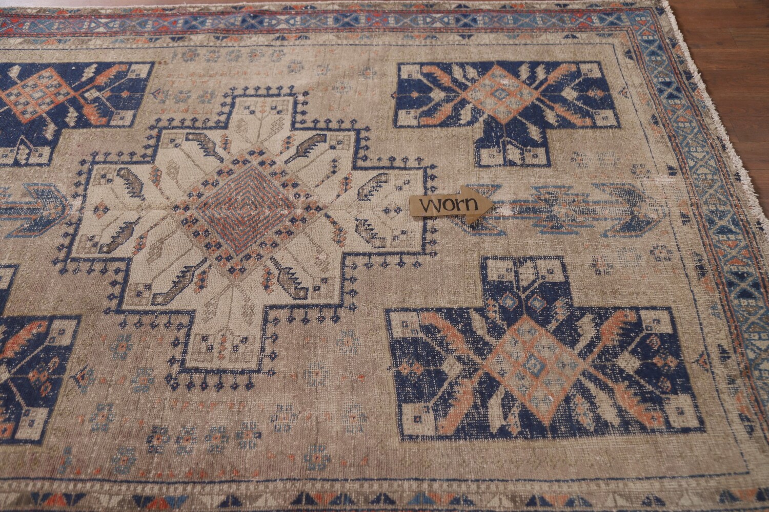 Tribal Sirjan Persian Area Rug 5x6