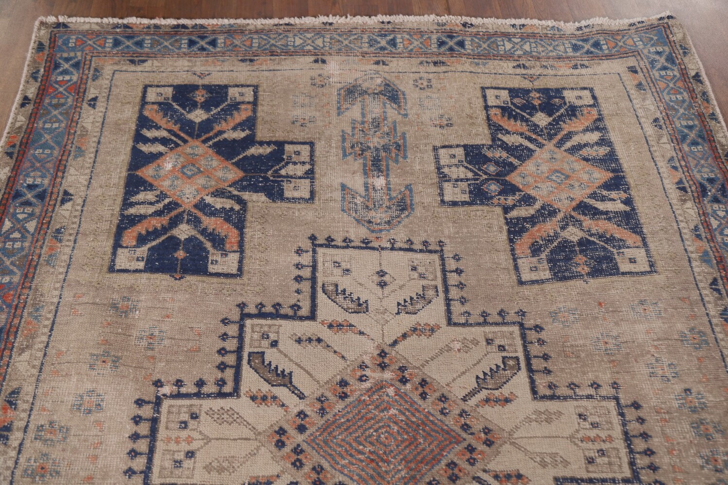 Tribal Sirjan Persian Area Rug 5x6