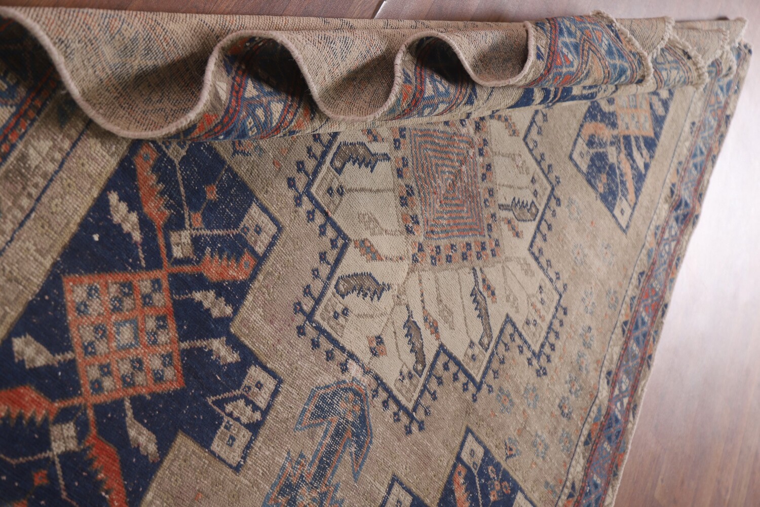 Tribal Sirjan Persian Area Rug 5x6