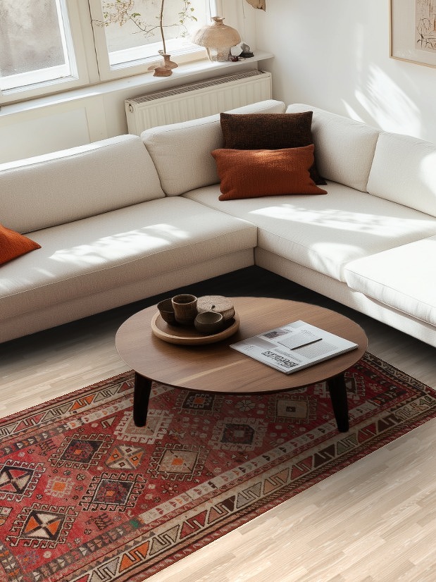 Vegetable Dye Wool Lori Persian Area Rug 4x8