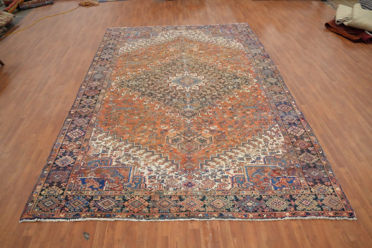 Vegetable Dye Heriz Persian Area Rug 9x14