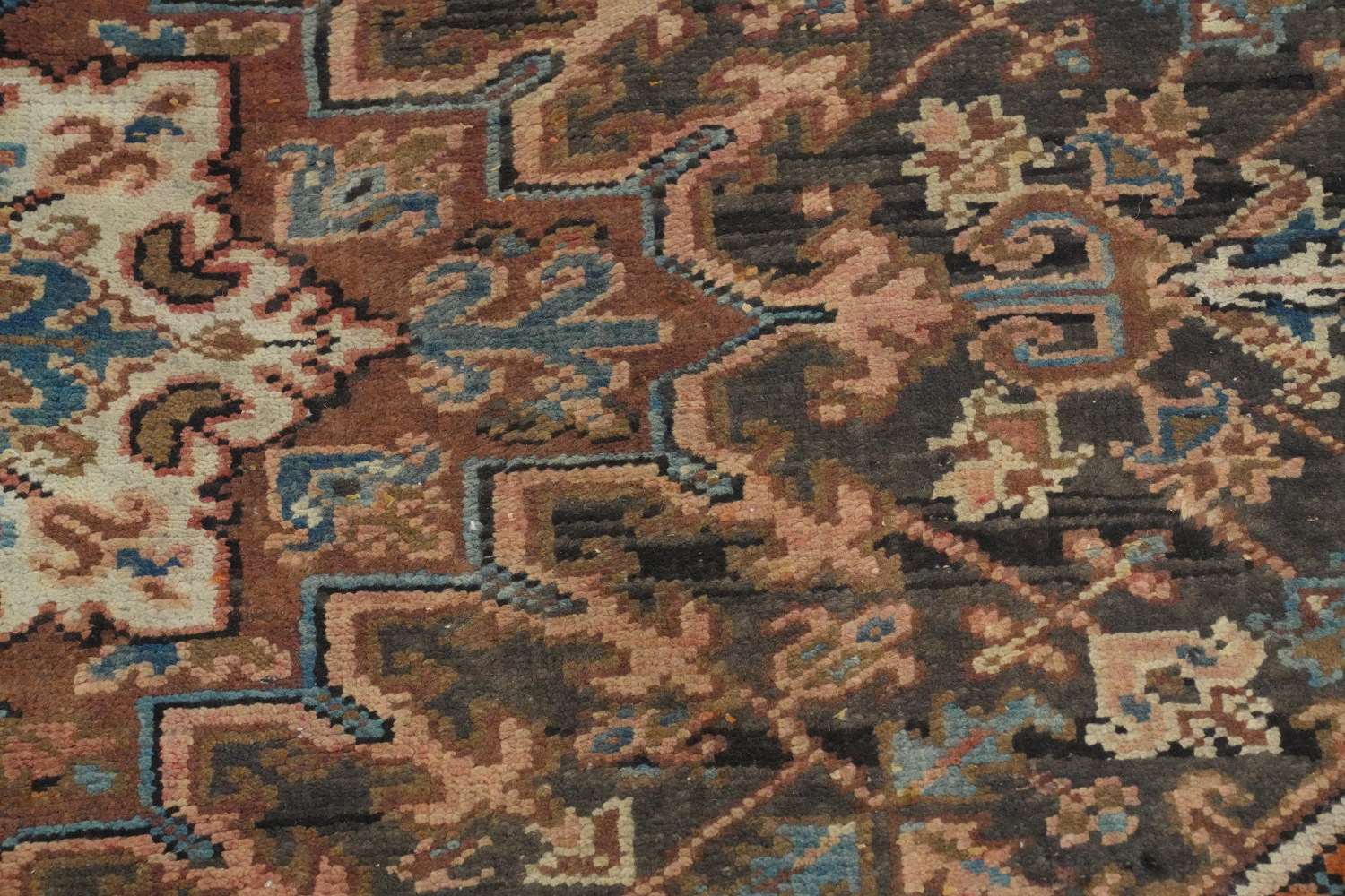 Vegetable Dye Heriz Persian Area Rug 9x14