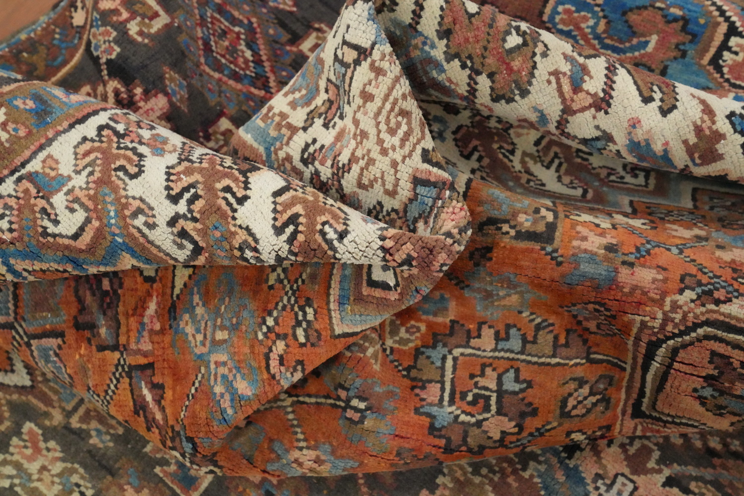 Vegetable Dye Heriz Persian Area Rug 9x14