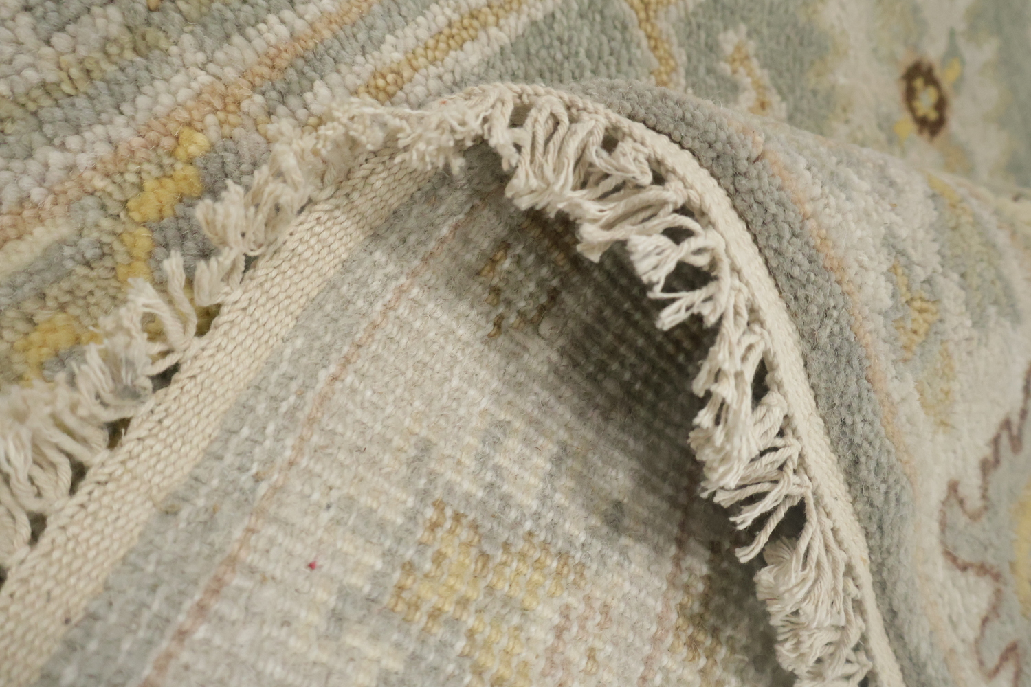All-Over Oushak Oriental Runner Rug 3x20