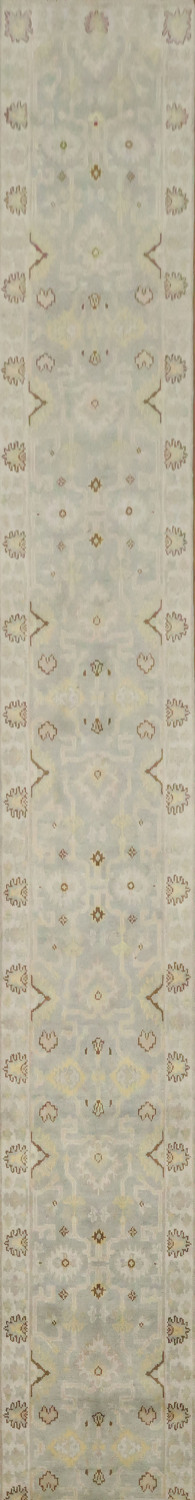 All-Over Oushak Oriental Runner Rug 3x20