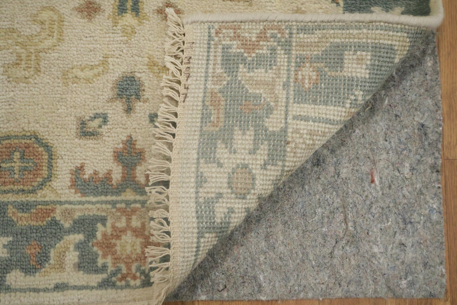 Floral Wool Oushak Oriental Runner Rug 3x16
