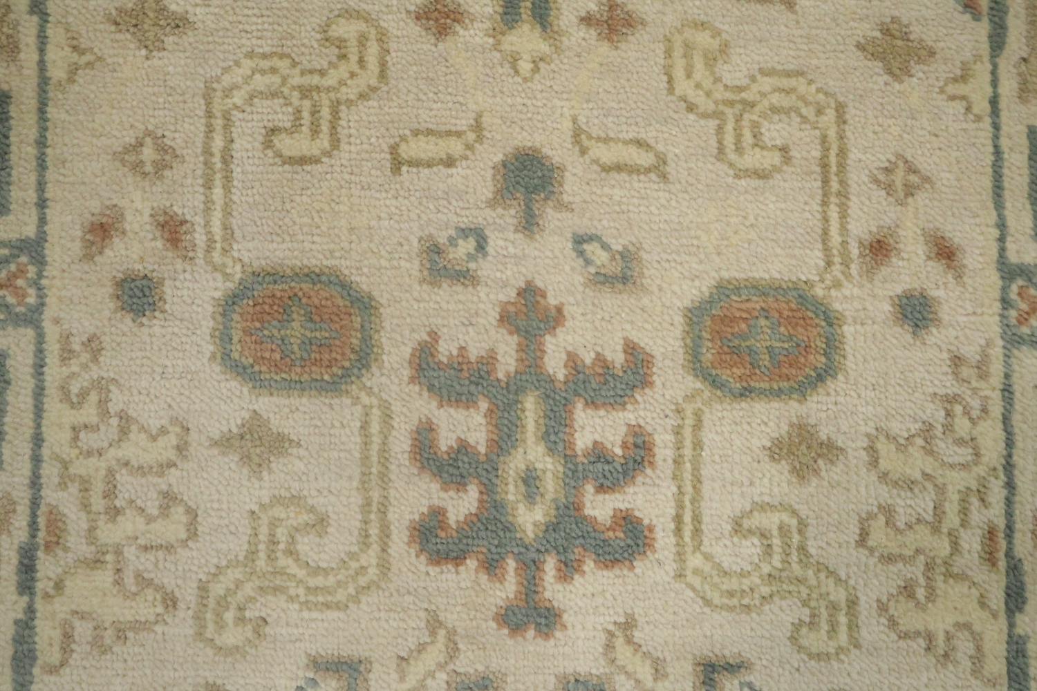 Floral Wool Oushak Oriental Runner Rug 3x16