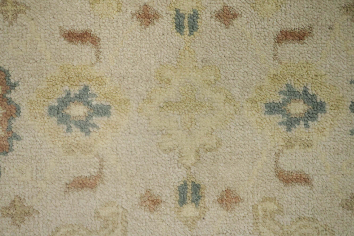 Floral Wool Oushak Oriental Runner Rug 3x16
