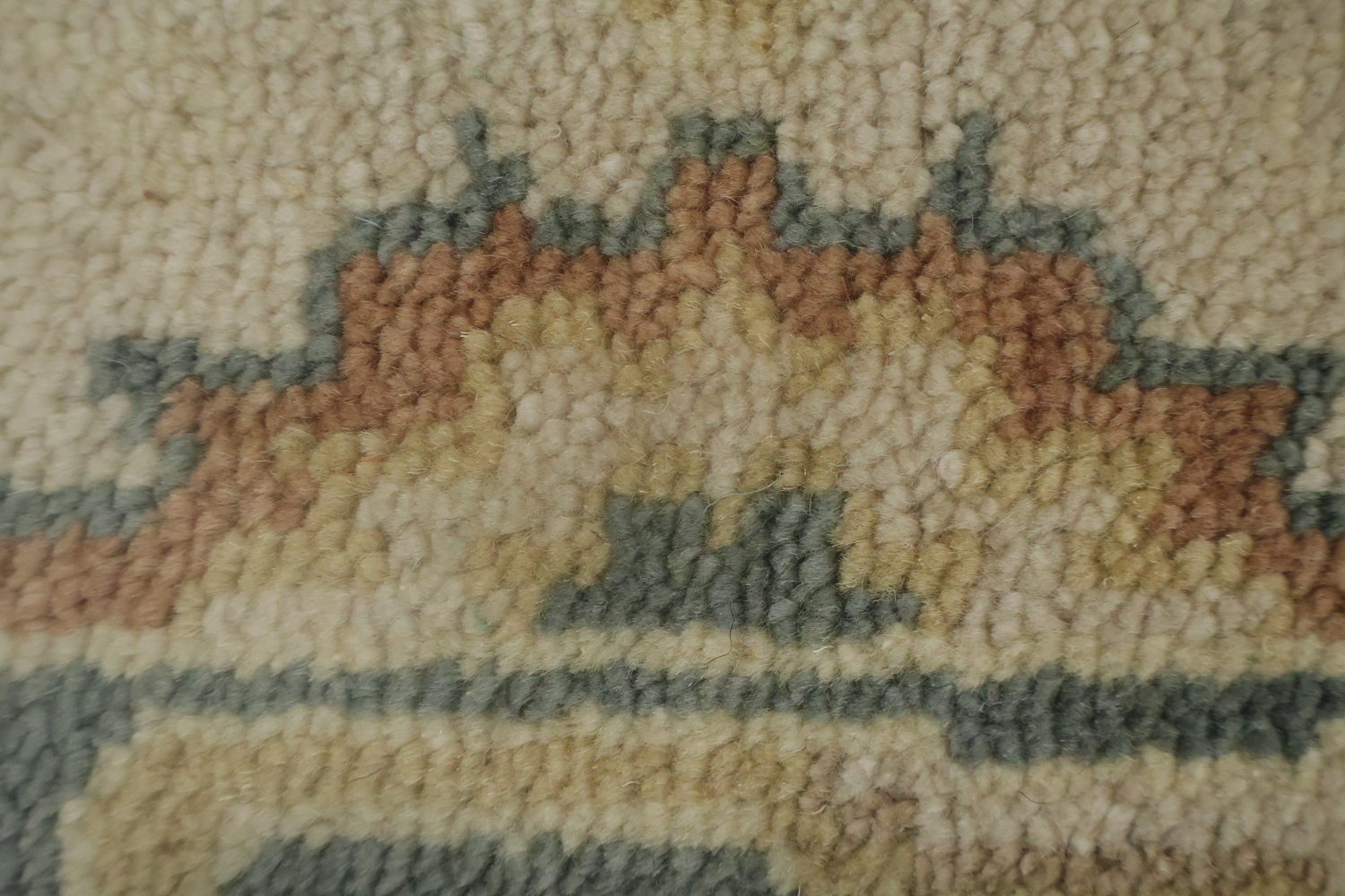 Floral Wool Oushak Oriental Runner Rug 3x16
