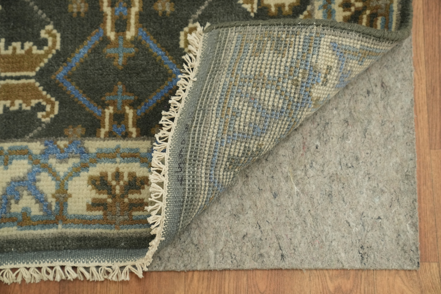 All-Over Wool Oushak Runner Rug 3x16