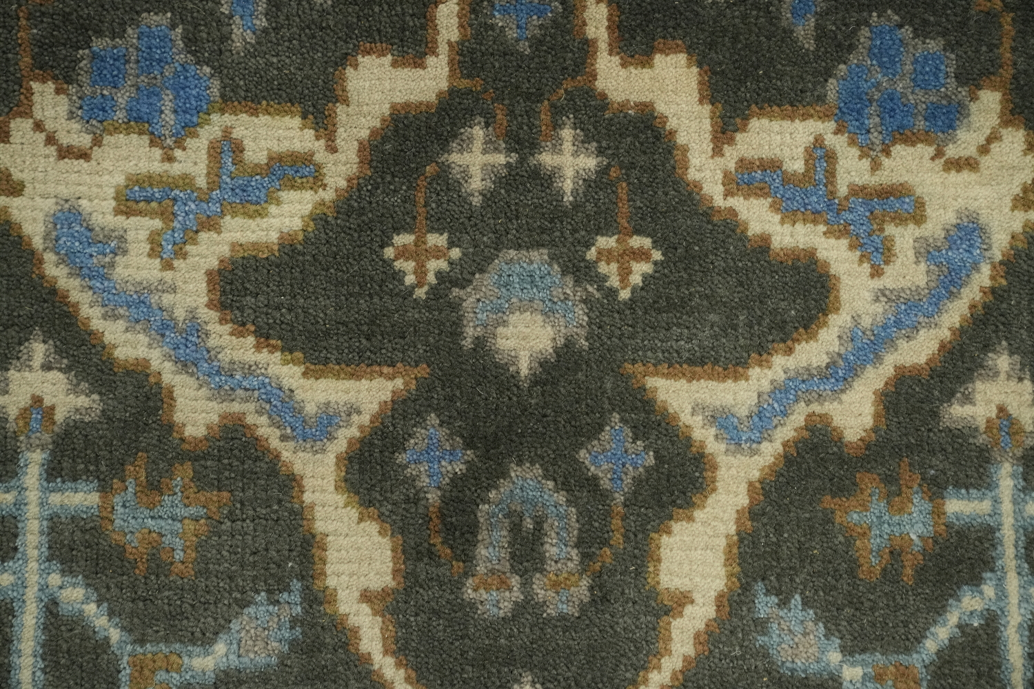 All-Over Wool Oushak Runner Rug 3x16