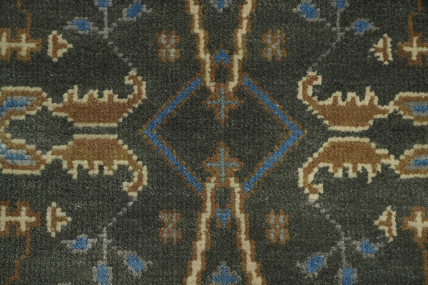 All-Over Wool Oushak Runner Rug 3x16