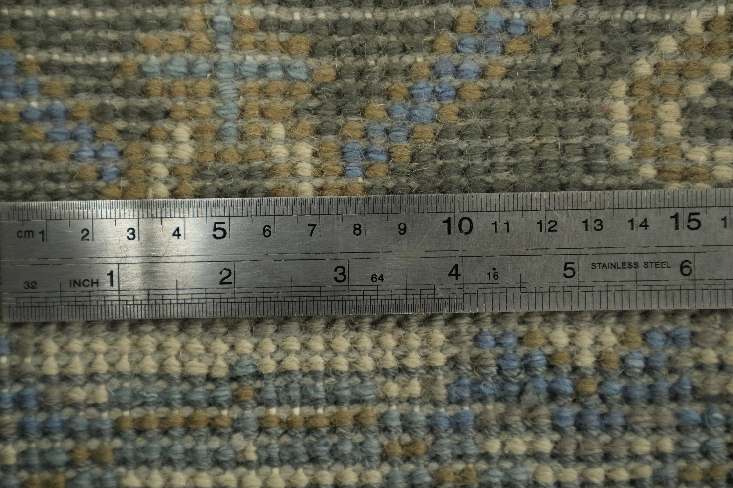 All-Over Wool Oushak Runner Rug 3x16
