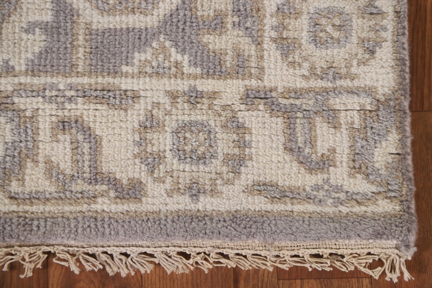 Geometric Oushak Oriental Runner Rug 3x16
