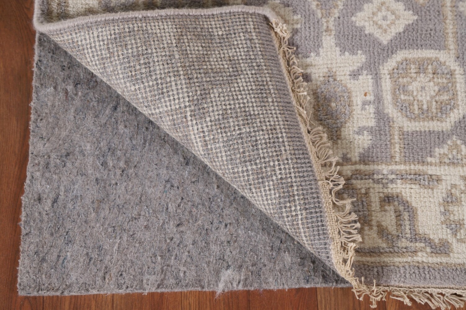 Geometric Oushak Oriental Runner Rug 3x16