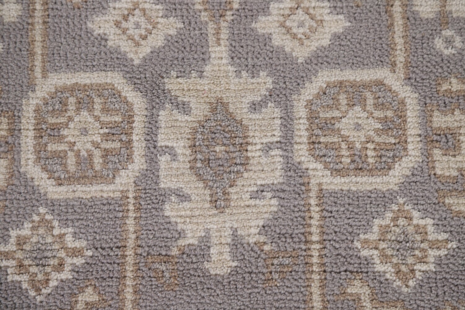 Geometric Oushak Oriental Runner Rug 3x16