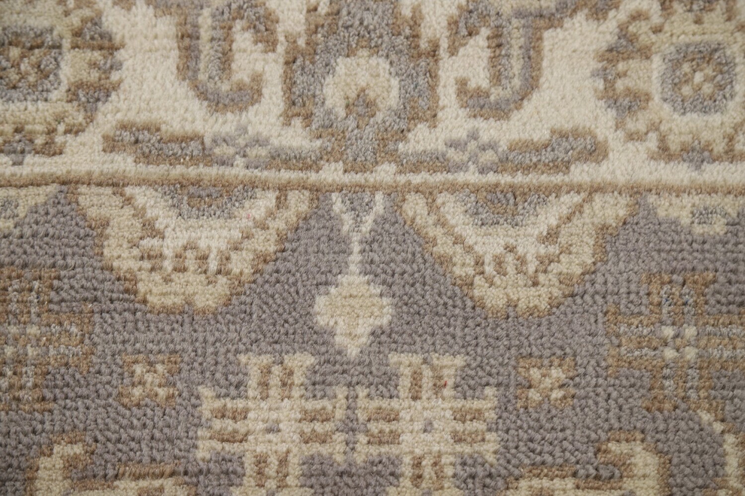 Geometric Oushak Oriental Runner Rug 3x16