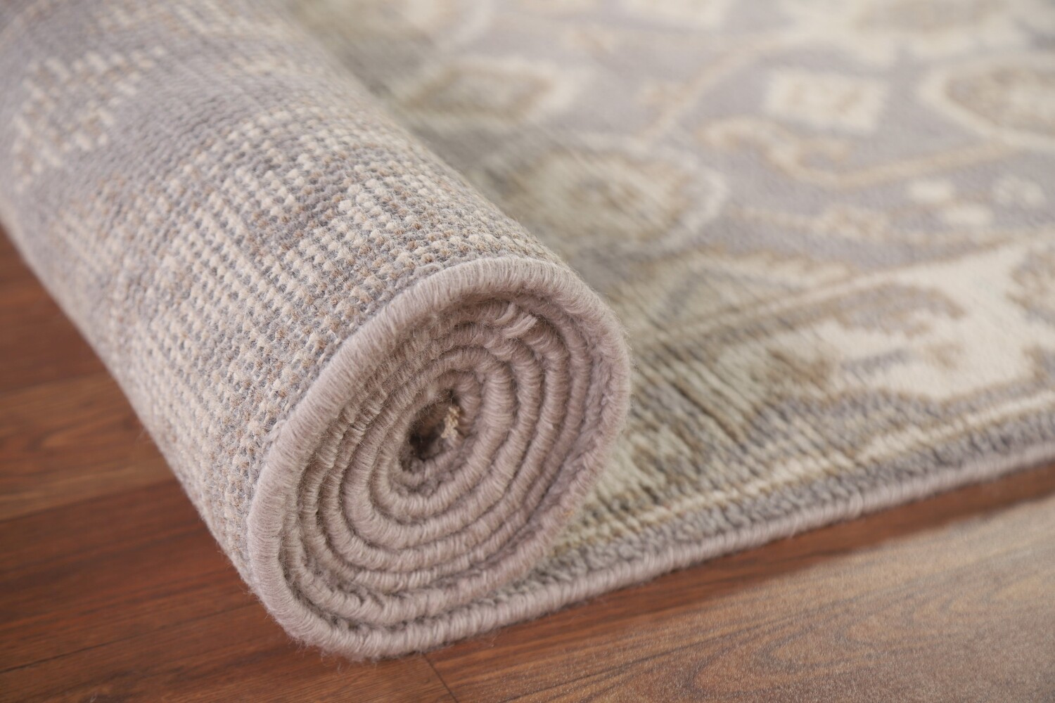 Geometric Oushak Oriental Runner Rug 3x16