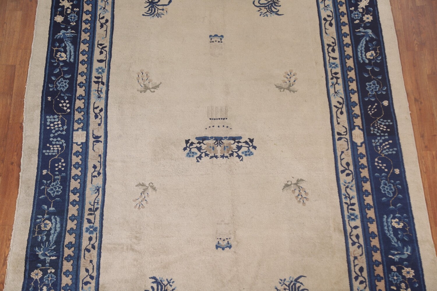 Antique Peking Vegetable Dye Chinese Area Rug 6x9