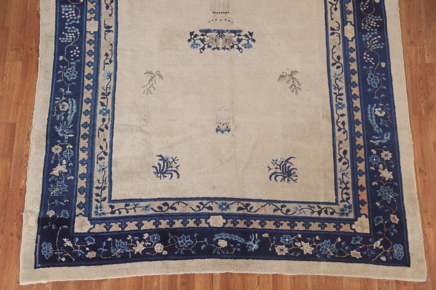 Antique Peking Vegetable Dye Chinese Area Rug 6x9