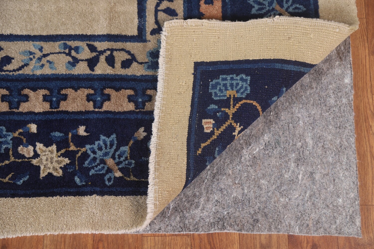 Antique Peking Vegetable Dye Chinese Area Rug 6x9