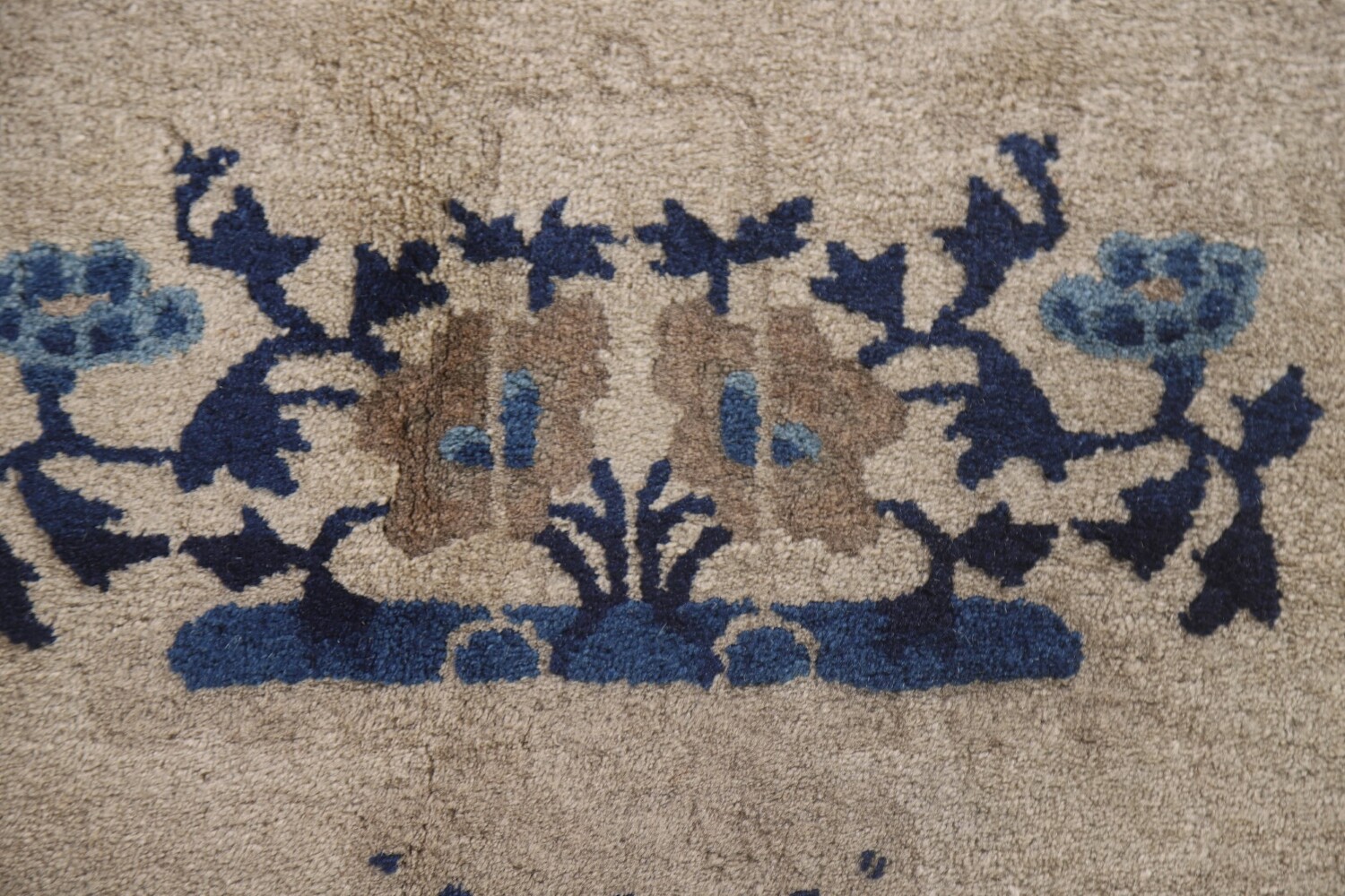 Antique Peking Vegetable Dye Chinese Area Rug 6x9