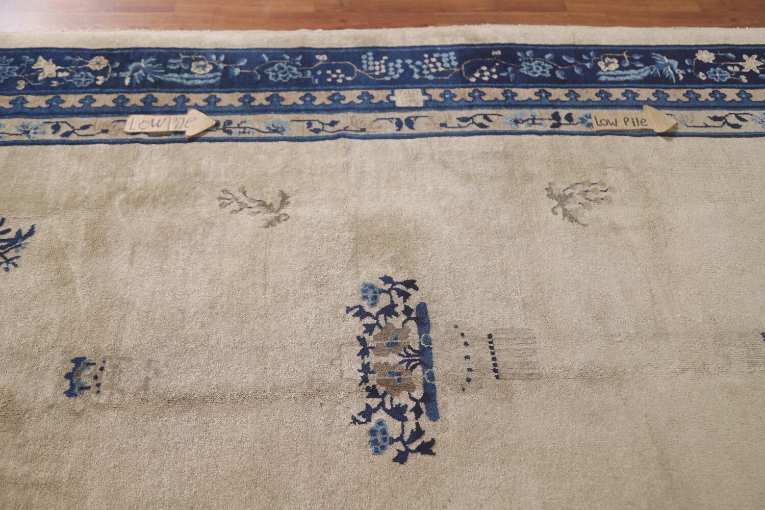 Antique Peking Vegetable Dye Chinese Area Rug 6x9