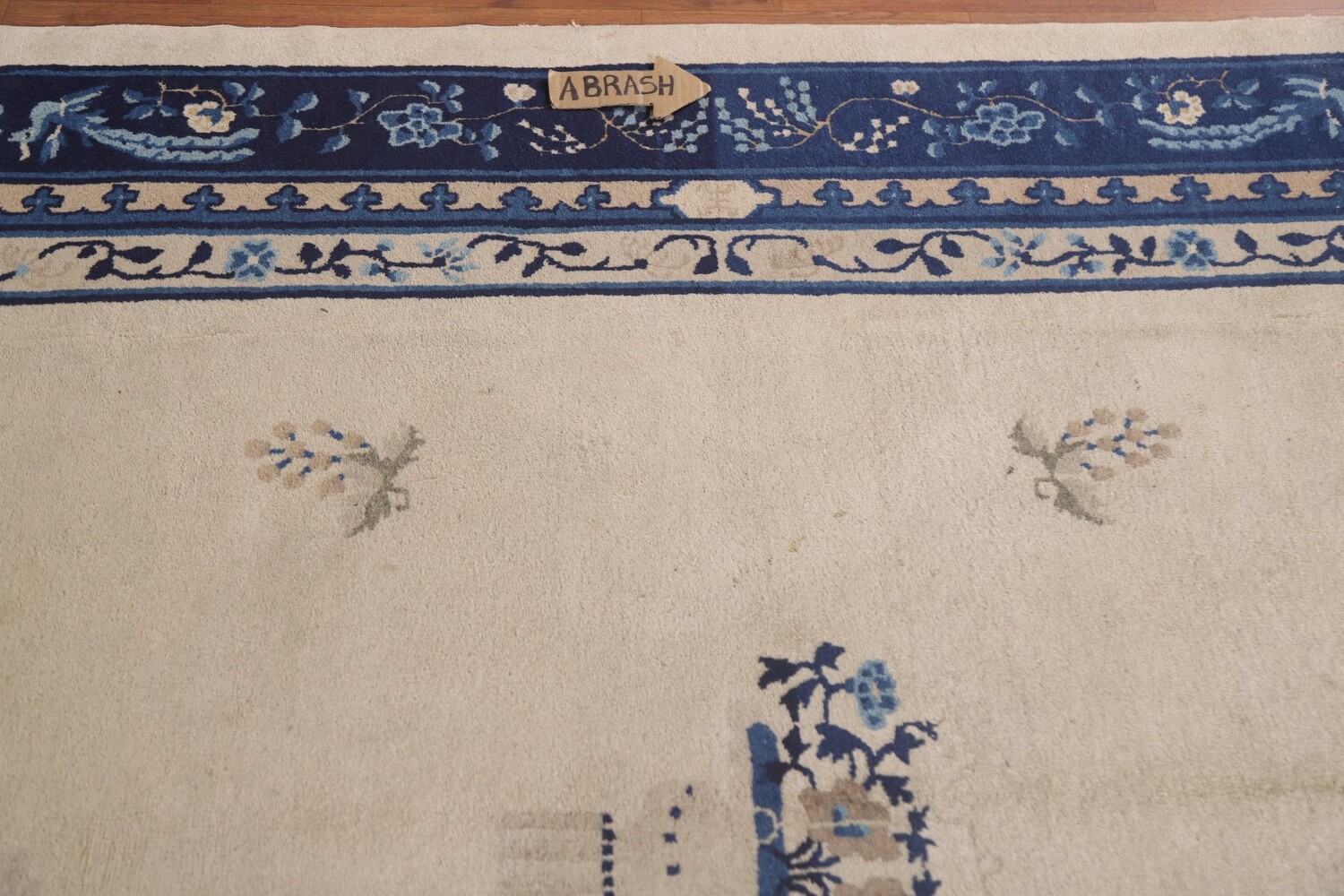 Antique Peking Vegetable Dye Chinese Area Rug 6x9