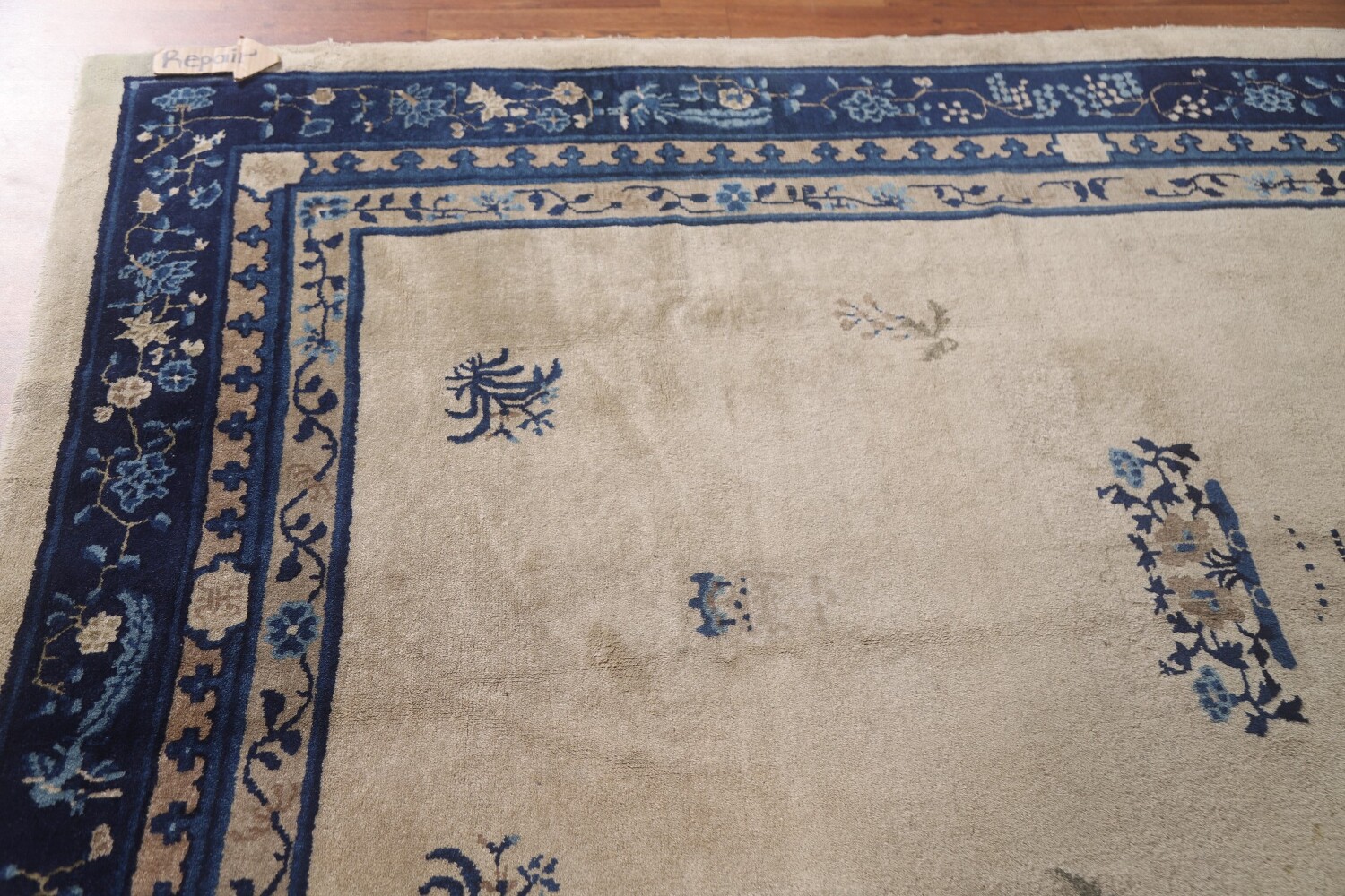 Antique Peking Vegetable Dye Chinese Area Rug 6x9