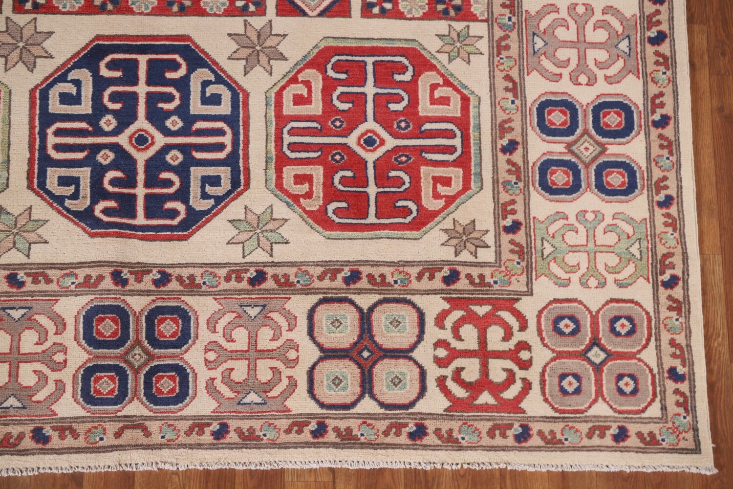 Geometric Kazak South Western Area Rug 7x10