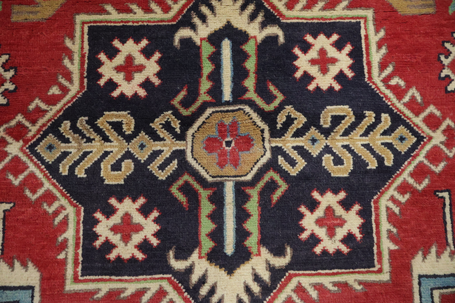 Geometric Kazak South Western Area Rug 6x10