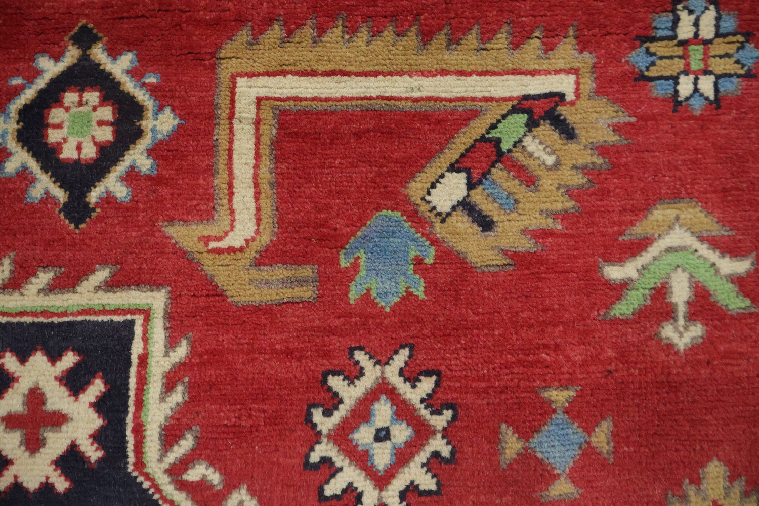 Geometric Kazak South Western Area Rug 6x10