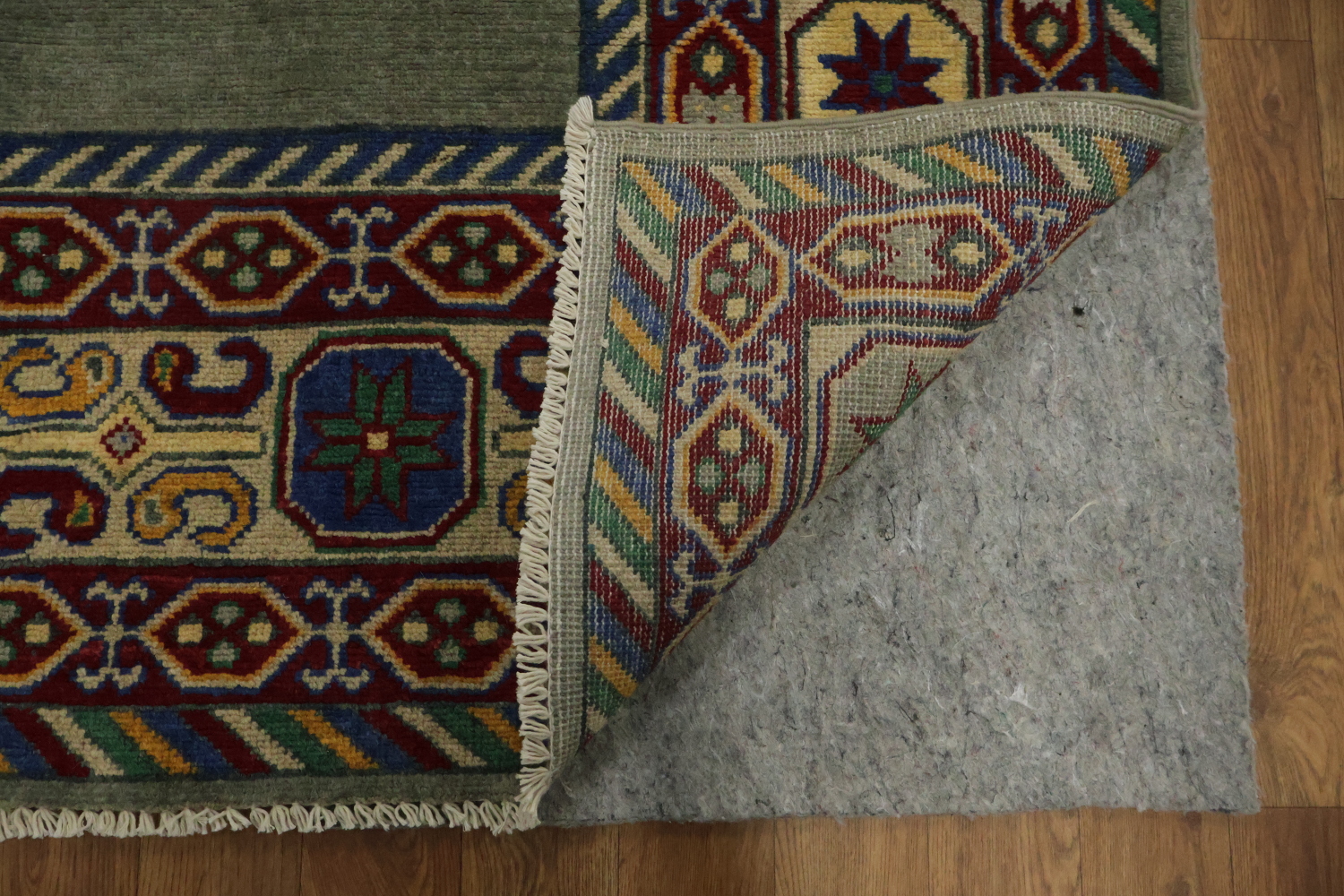 Geometric Kazak Oriental Area Rug 7x10