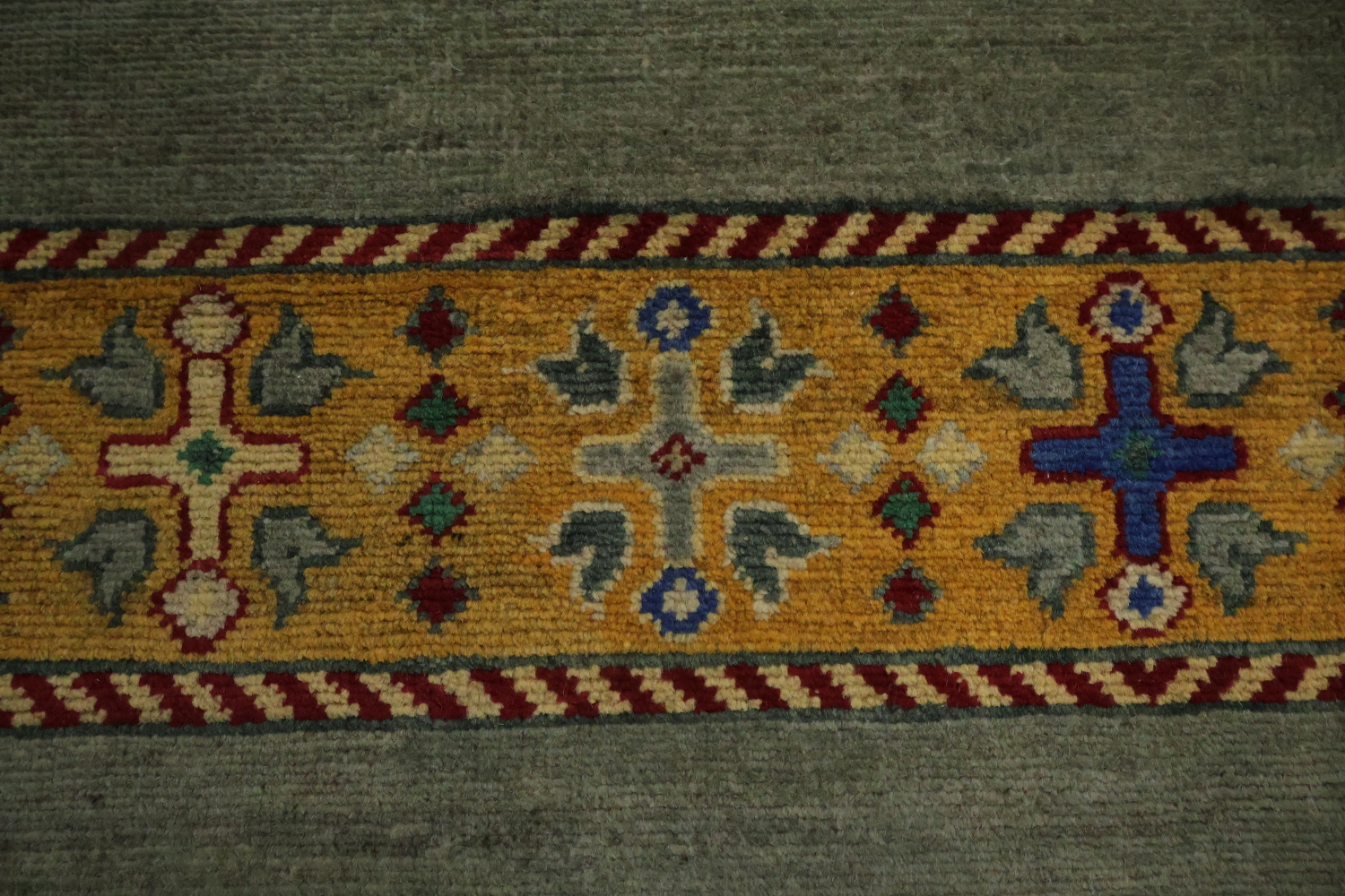Geometric Kazak Oriental Area Rug 7x10
