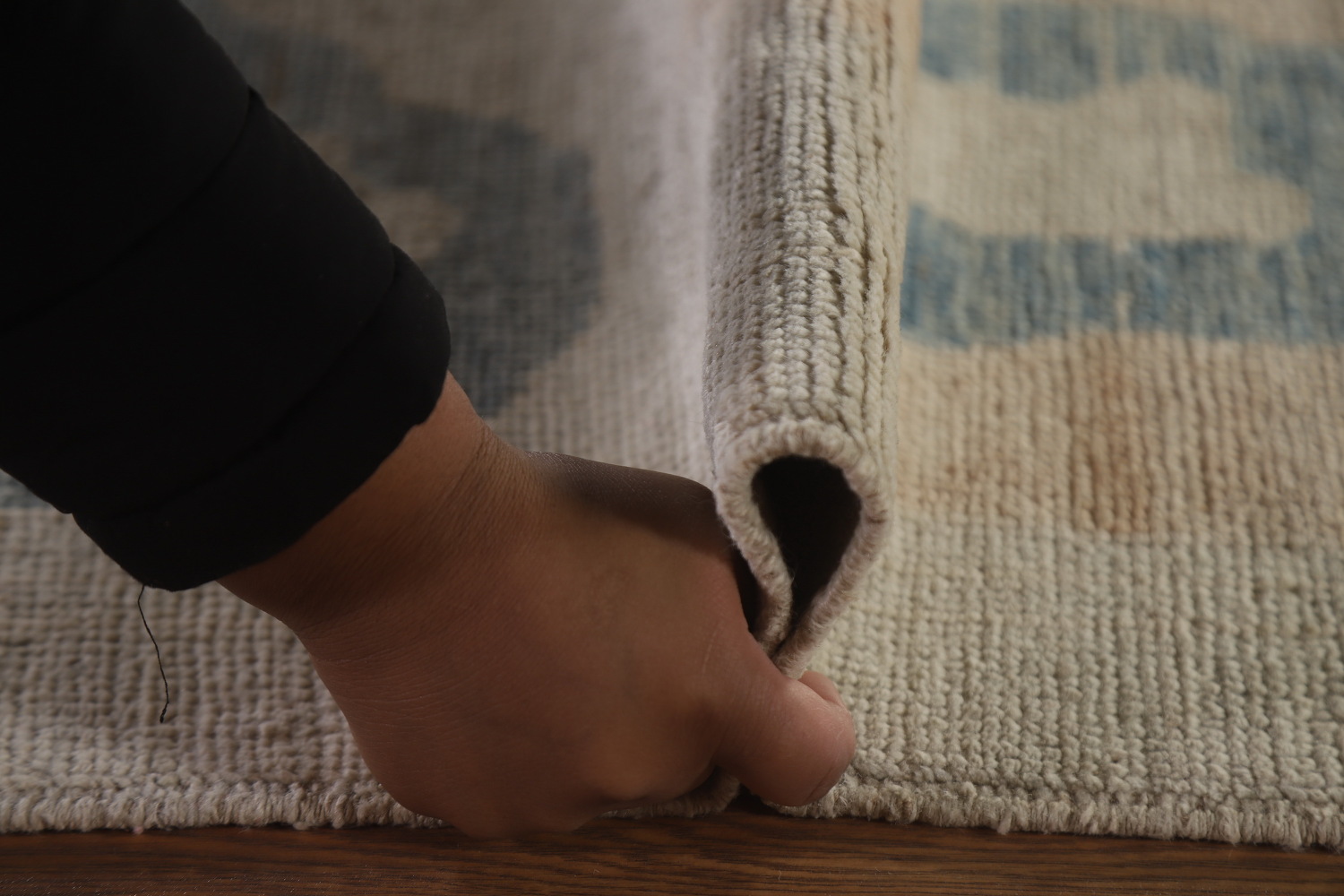 Vegetable Dye Oushak Large Turkish Rug 11x14