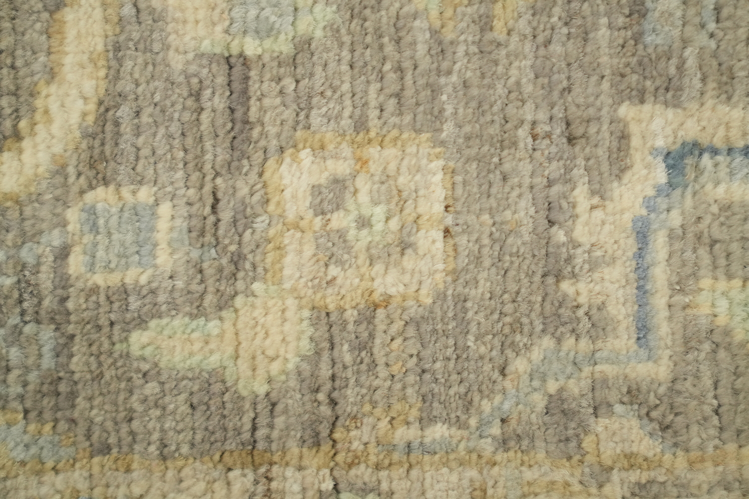 Vegetable Dye Oushak Turkish Runner Rug 3x12