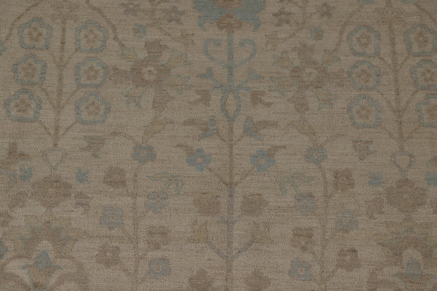Vegetable Dye Oushak Turkish Area Rug 9x12