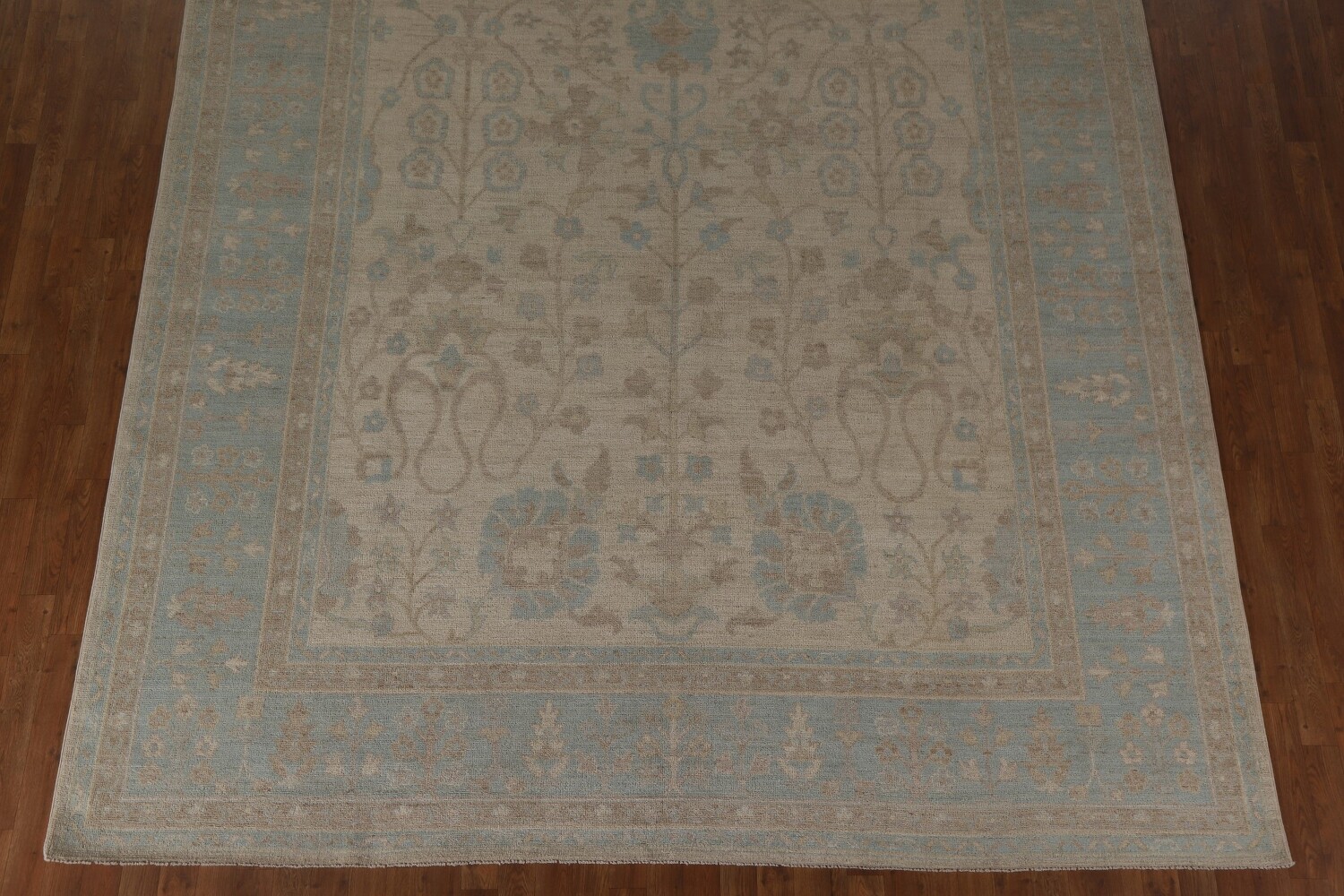 Vegetable Dye Oushak Turkish Area Rug 9x12